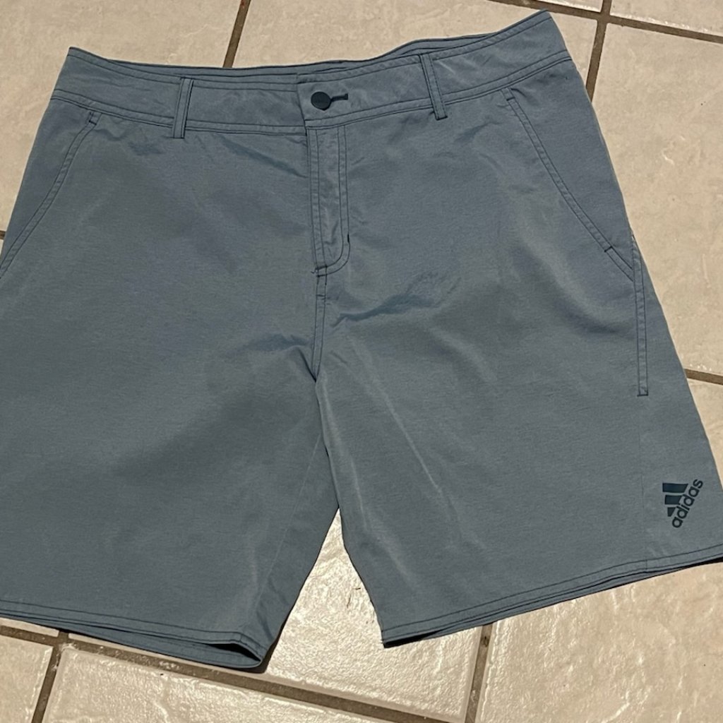 New Adidas Mens Versatile Swim Short Trunk Size 32 Legacy Blue Swimwear Fj3899